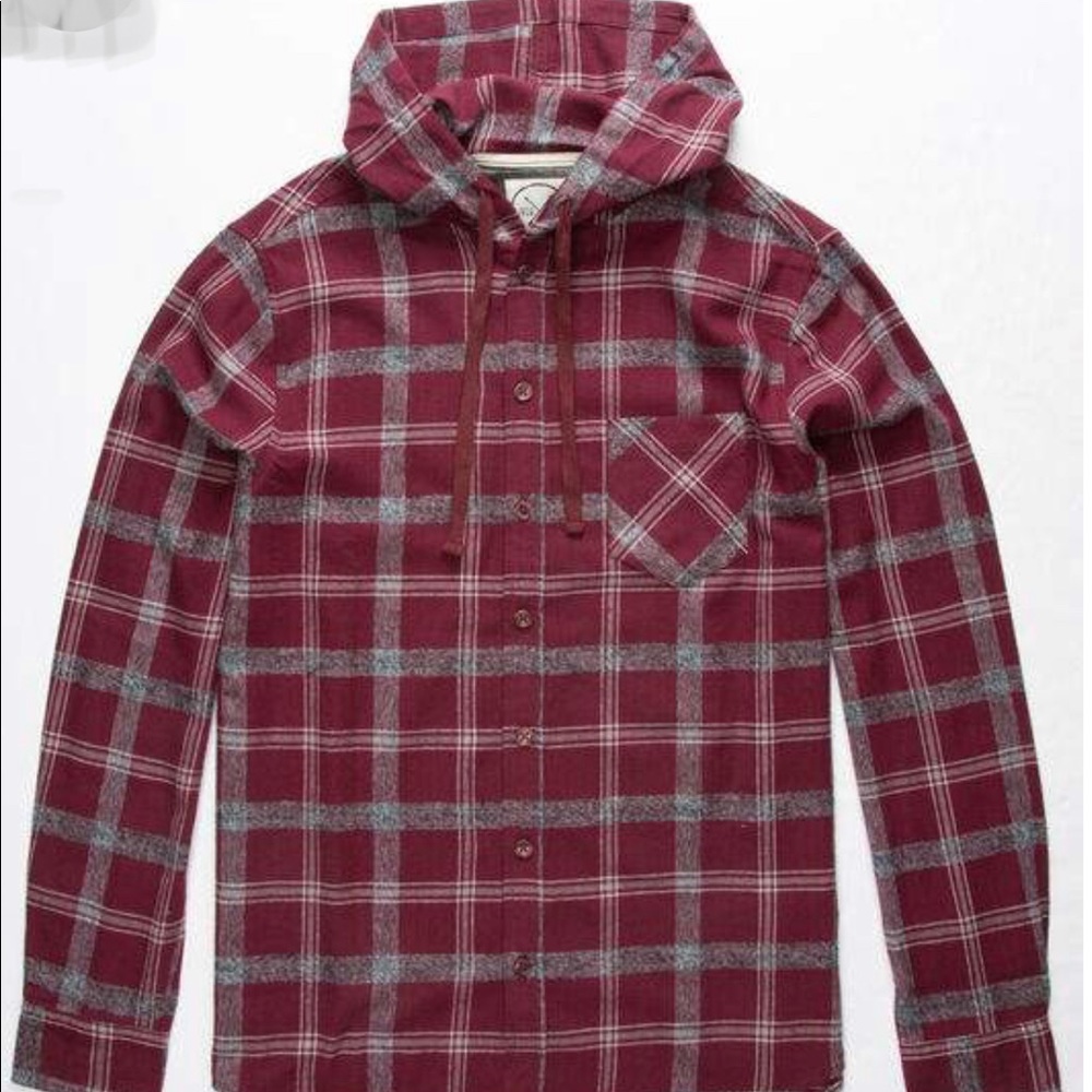 RSQ Flannel w Hoodie